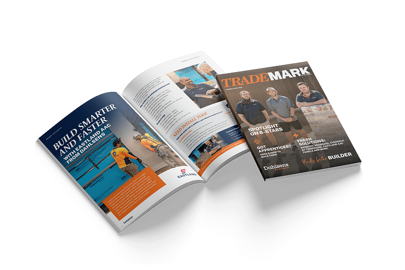 Mockup of Trademark magazine cover