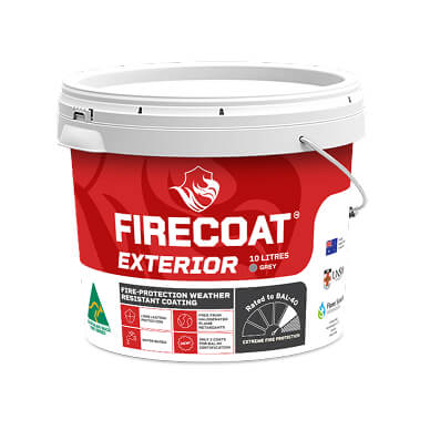 Tub of FIRECOAT Exterior paint Tub of FIRECOAT Exterior paint