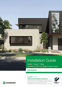 James Hardie Zeo Lot Walls Installation Guide cover