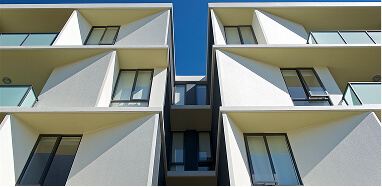 Photo of apartment building using Hebel products