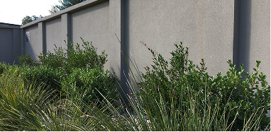 Photo of fencing using Hebel products