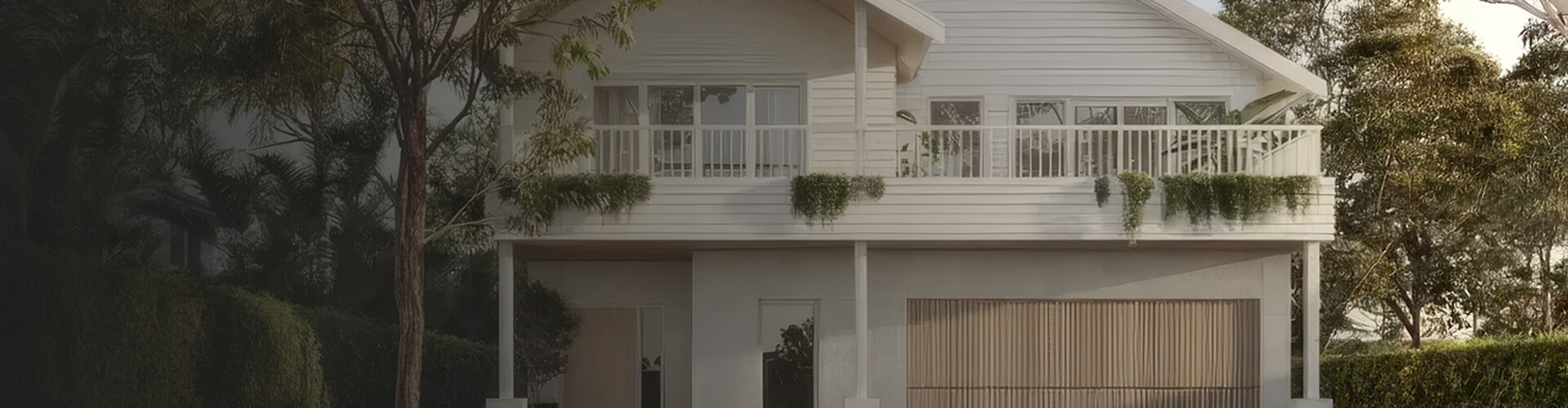 Photo of a house with AAC products