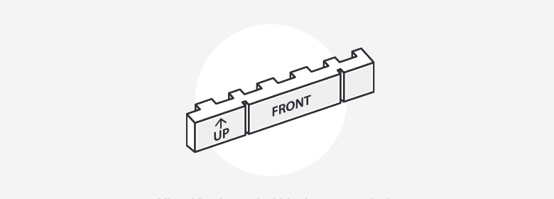 Vertical Installation diagram